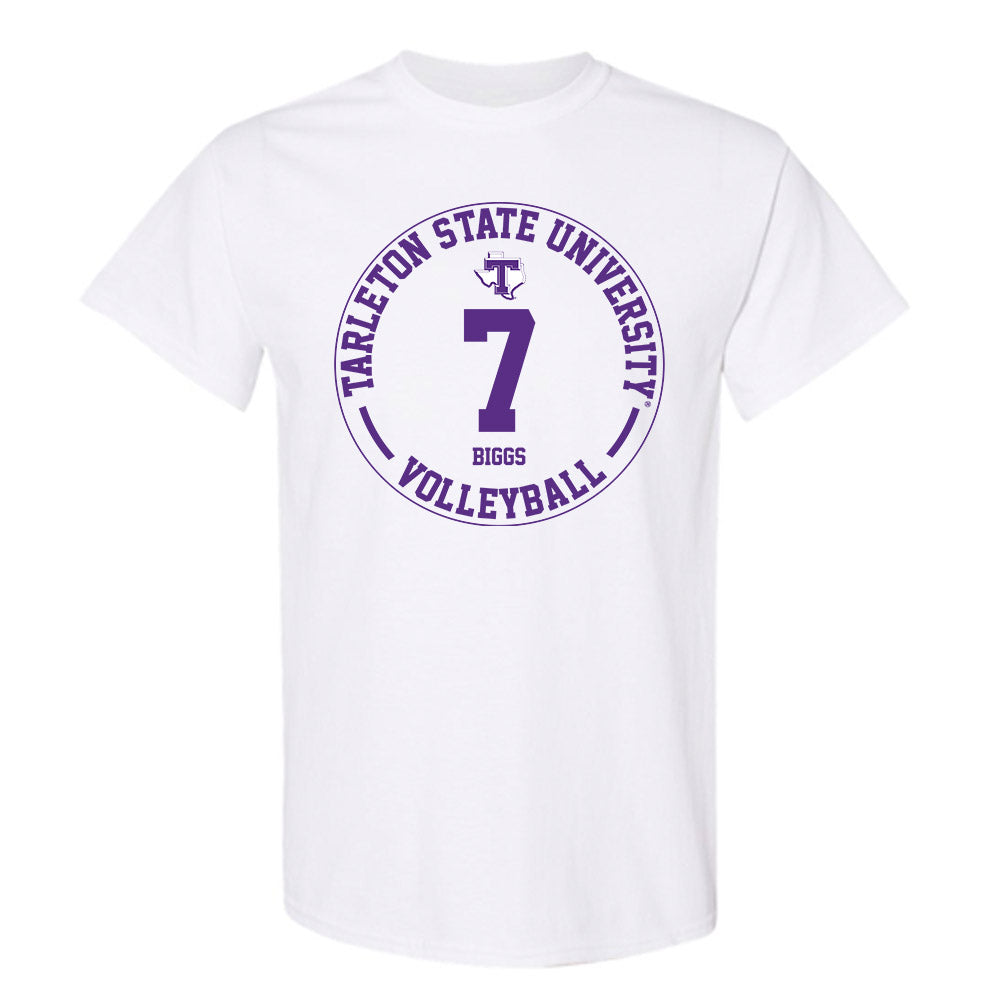 Tarleton State - NCAA Women's Volleyball : Taylynn Biggs - Classic Fashion Shersey T-Shirt-0