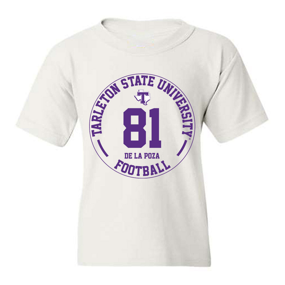 Tarleton State - NCAA Football : Alejandro De La Poza - Classic Fashion Shersey Youth T-Shirt-0