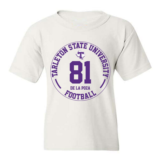 Tarleton State - NCAA Football : Alejandro De La Poza - Classic Fashion Shersey Youth T-Shirt-0
