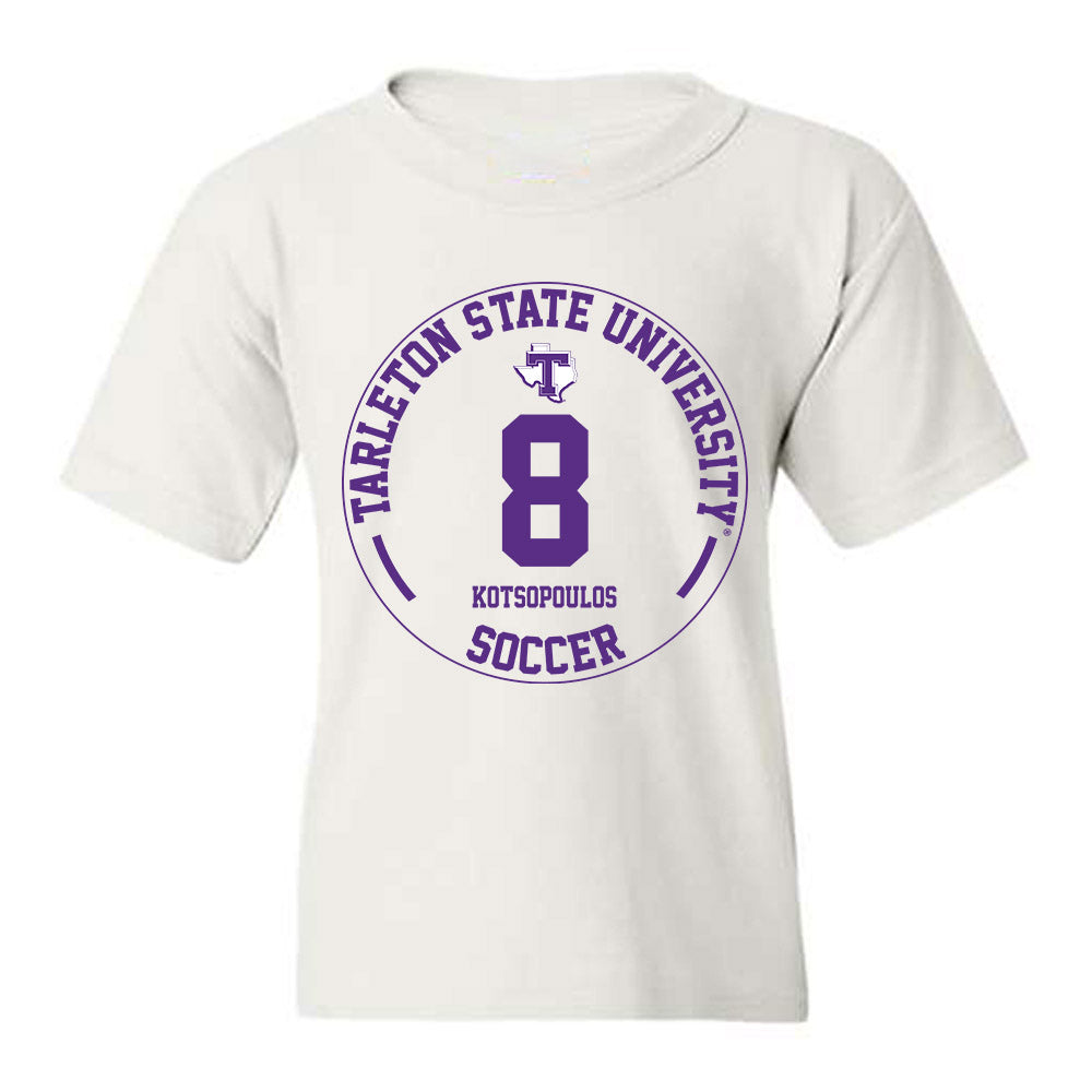 Tarleton State - NCAA Women's Soccer : Kyra Kotsopoulos - Classic Fashion Shersey Youth T-Shirt-0