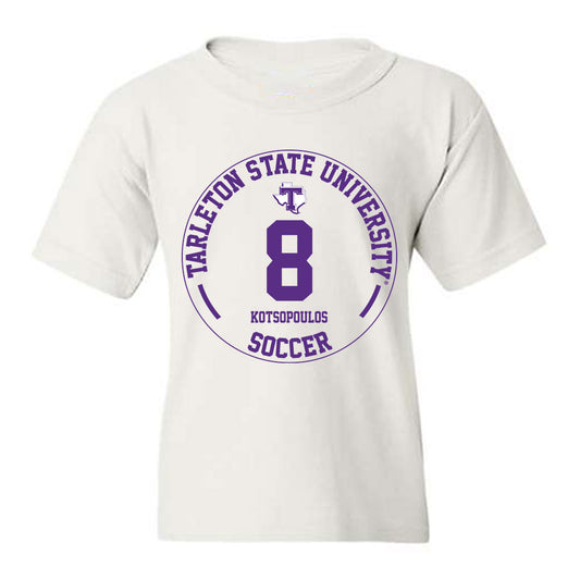 Tarleton State - NCAA Women's Soccer : Kyra Kotsopoulos - Classic Fashion Shersey Youth T-Shirt-0