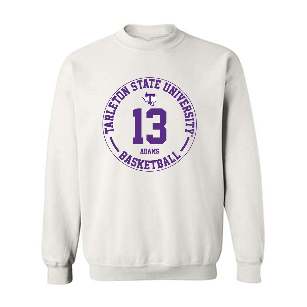 Tarleton State - NCAA Women's Basketball : Gia Adams - Classic Fashion Shersey Crewneck Sweatshirt-0