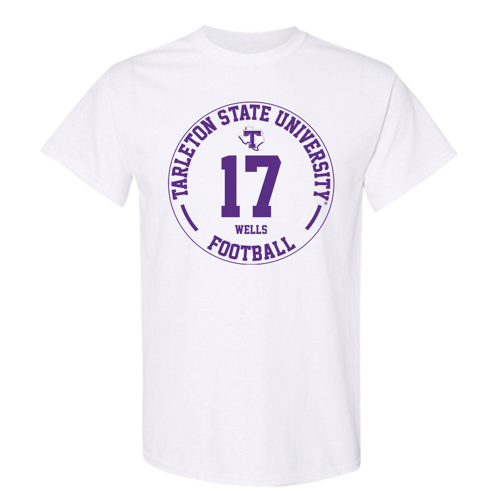 Tarleton State - NCAA Football : CJ Wells - Classic Fashion Shersey T-Shirt-0