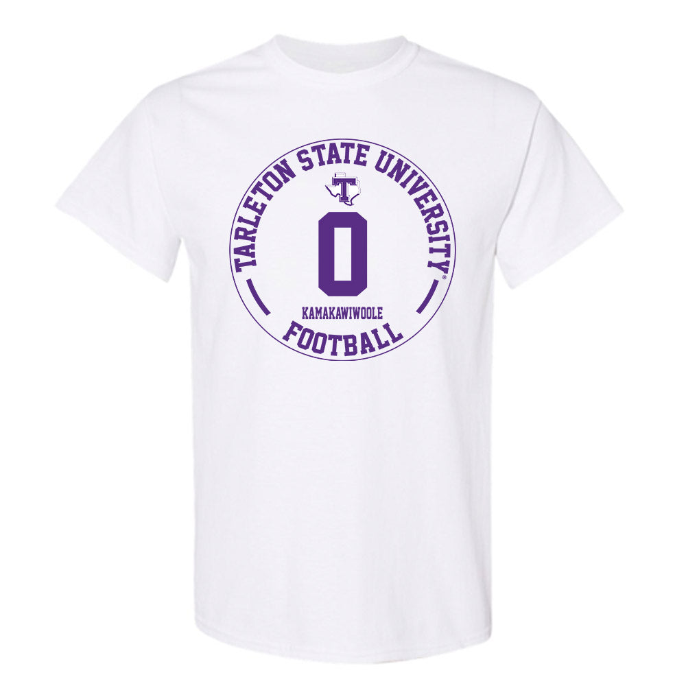Tarleton State - NCAA Football : Kaunaoa Kamakawiwoole - Classic Fashion Shersey T-Shirt-0