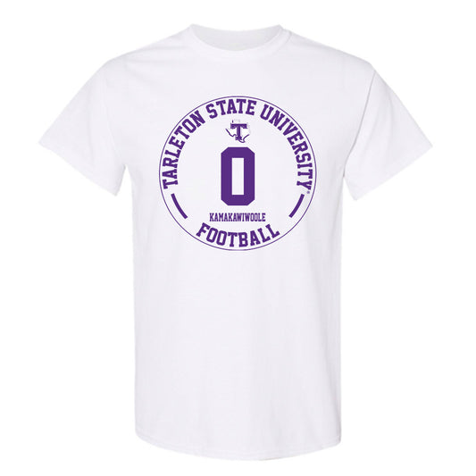 Tarleton State - NCAA Football : Kaunaoa Kamakawiwoole - Classic Fashion Shersey T-Shirt-0