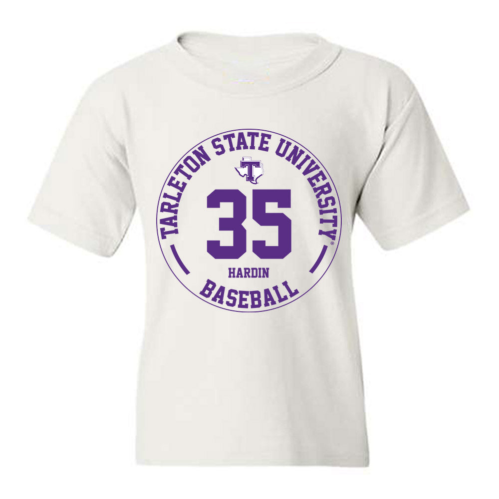 Tarleton State - NCAA Baseball : Andrew Hardin - Classic Fashion Shersey Youth T-Shirt-0