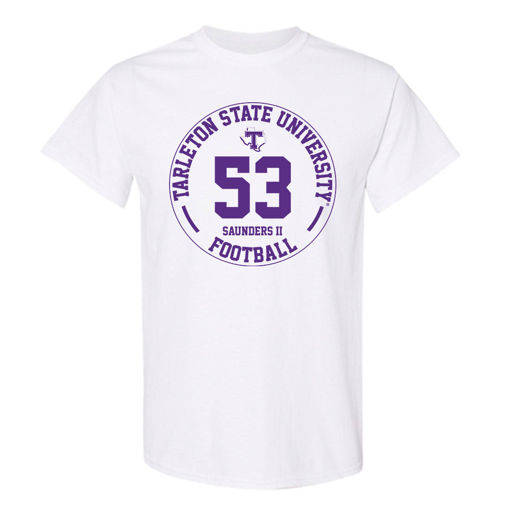 Tarleton State - NCAA Football : Terrance Saunders II - Classic Fashion Shersey T-Shirt-0