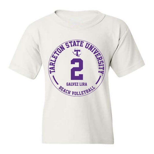 Tarleton State - NCAA Beach Volleyball : Salome Galvez Lira - Classic Fashion Shersey Youth T-Shirt-0