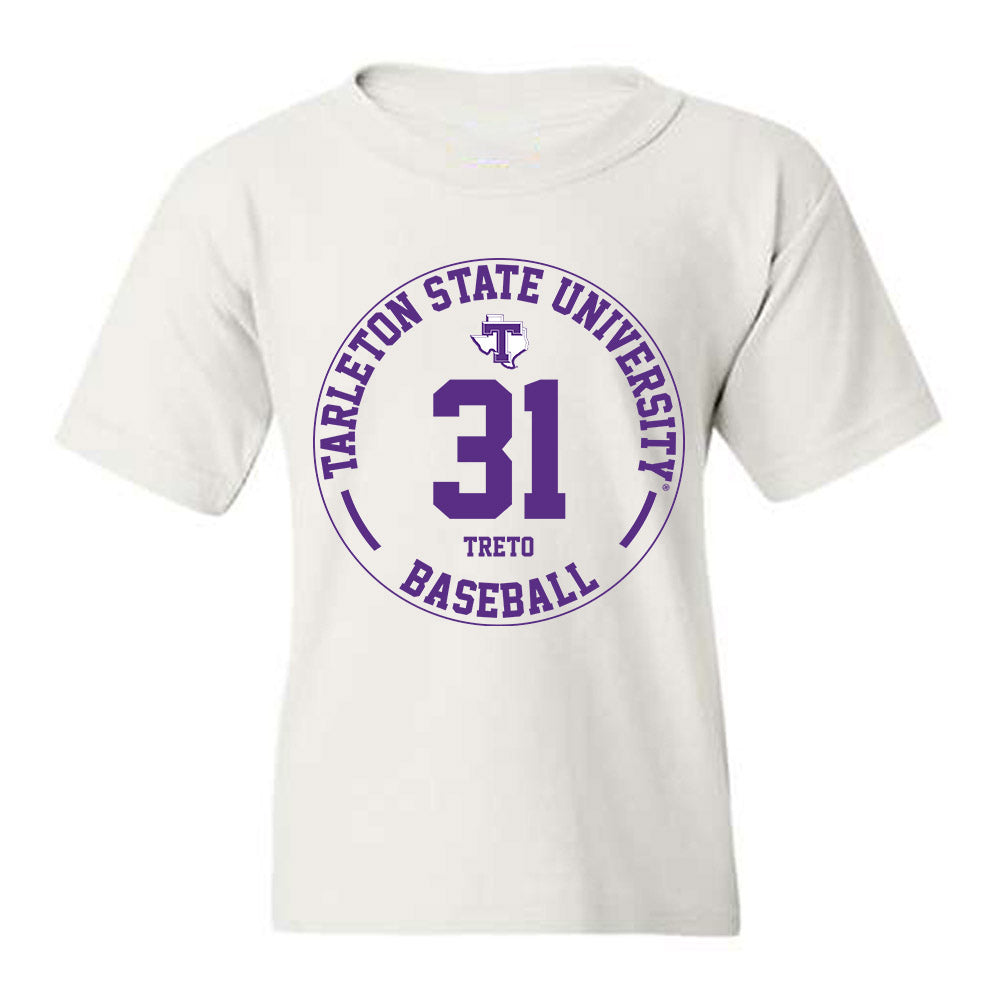 Tarleton State - NCAA Baseball : Anthony Treto - Classic Fashion Shersey Youth T-Shirt-0