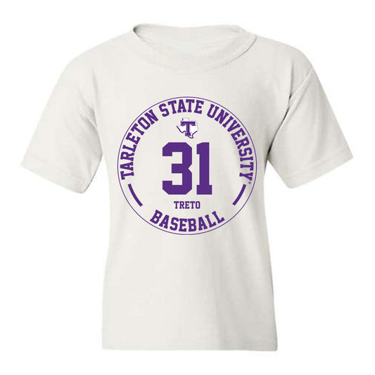 Tarleton State - NCAA Baseball : Anthony Treto - Classic Fashion Shersey Youth T-Shirt-0