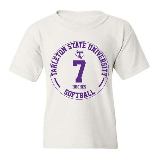 Tarleton State - NCAA Softball : Haley Hughes - Classic Fashion Shersey Youth T-Shirt-0