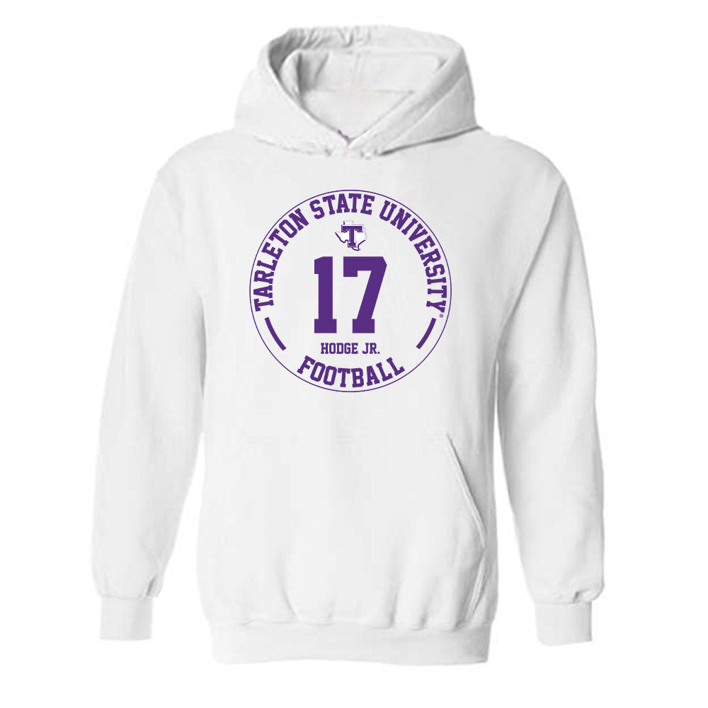 Tarleton State - NCAA Football : Michael Hodge Jr. - Classic Fashion Shersey Hooded Sweatshirt-0