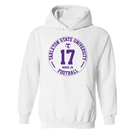 Tarleton State - NCAA Football : Michael Hodge Jr. - Classic Fashion Shersey Hooded Sweatshirt-0