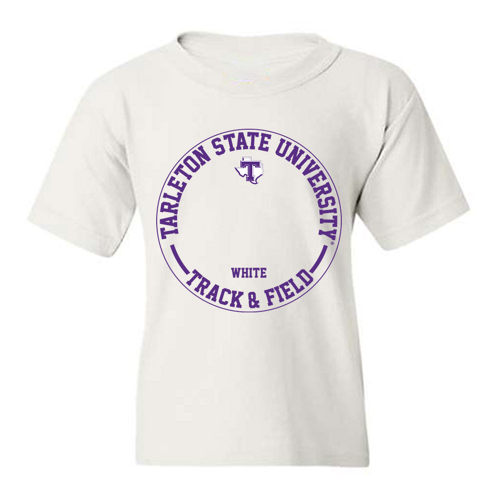 Tarleton State - NCAA Men's Track & Field : Geron White - Classic Fashion Shersey Youth T-Shirt-0