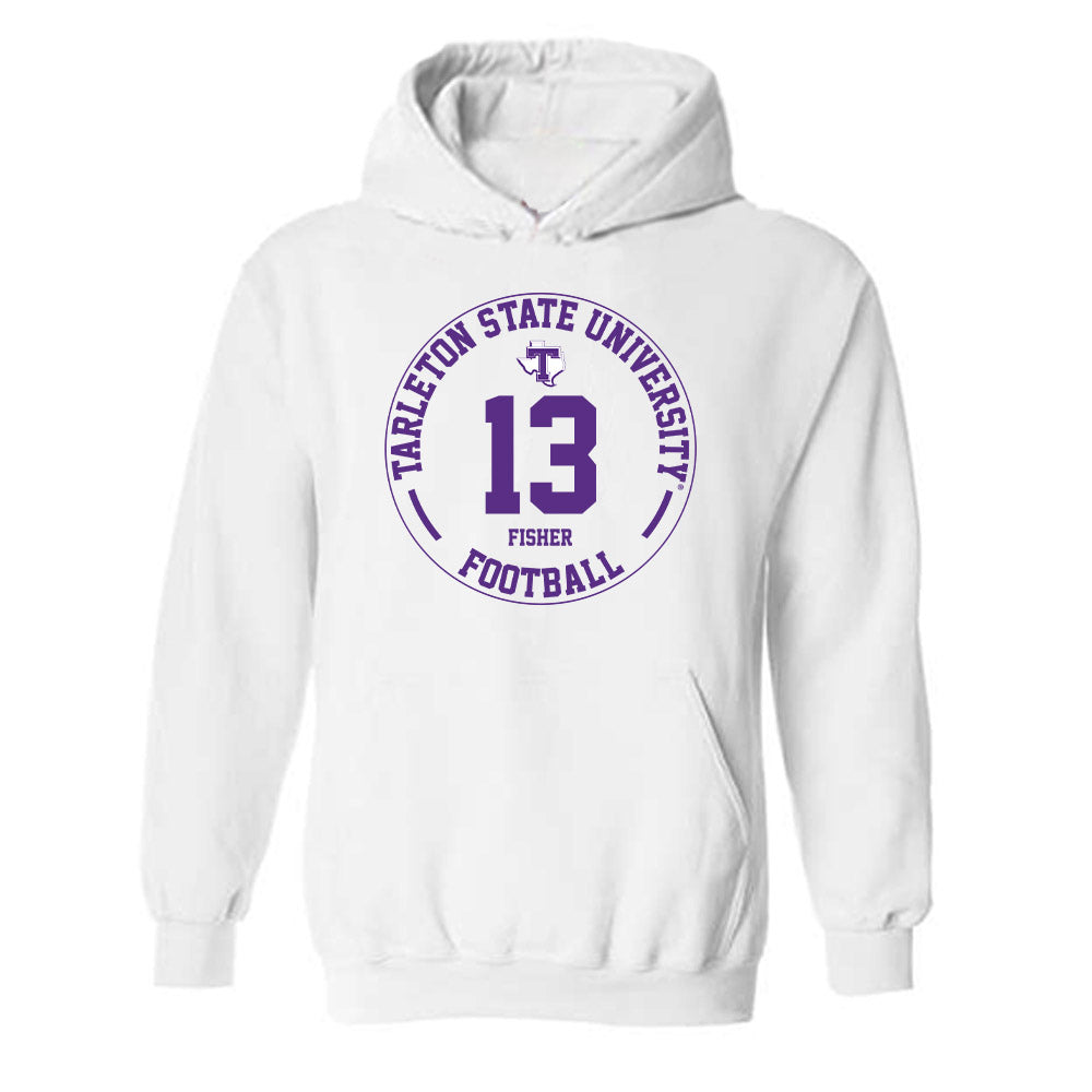 Tarleton State - NCAA Football : Marsean Fisher - Classic Fashion Shersey Hooded Sweatshirt-0