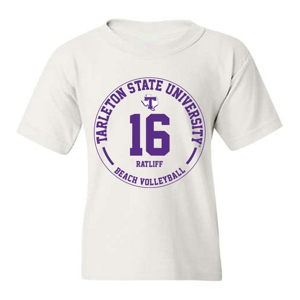 Tarleton State - NCAA Beach Volleyball : Ryder Ratliff - Classic Fashion Shersey Youth T-Shirt-0