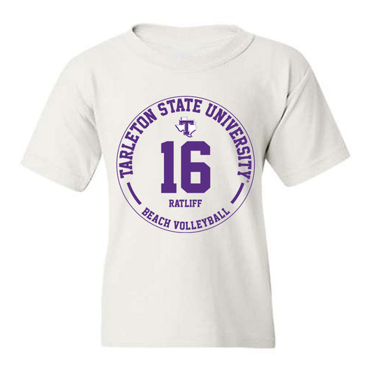 Tarleton State - NCAA Beach Volleyball : Ryder Ratliff - Classic Fashion Shersey Youth T-Shirt-0