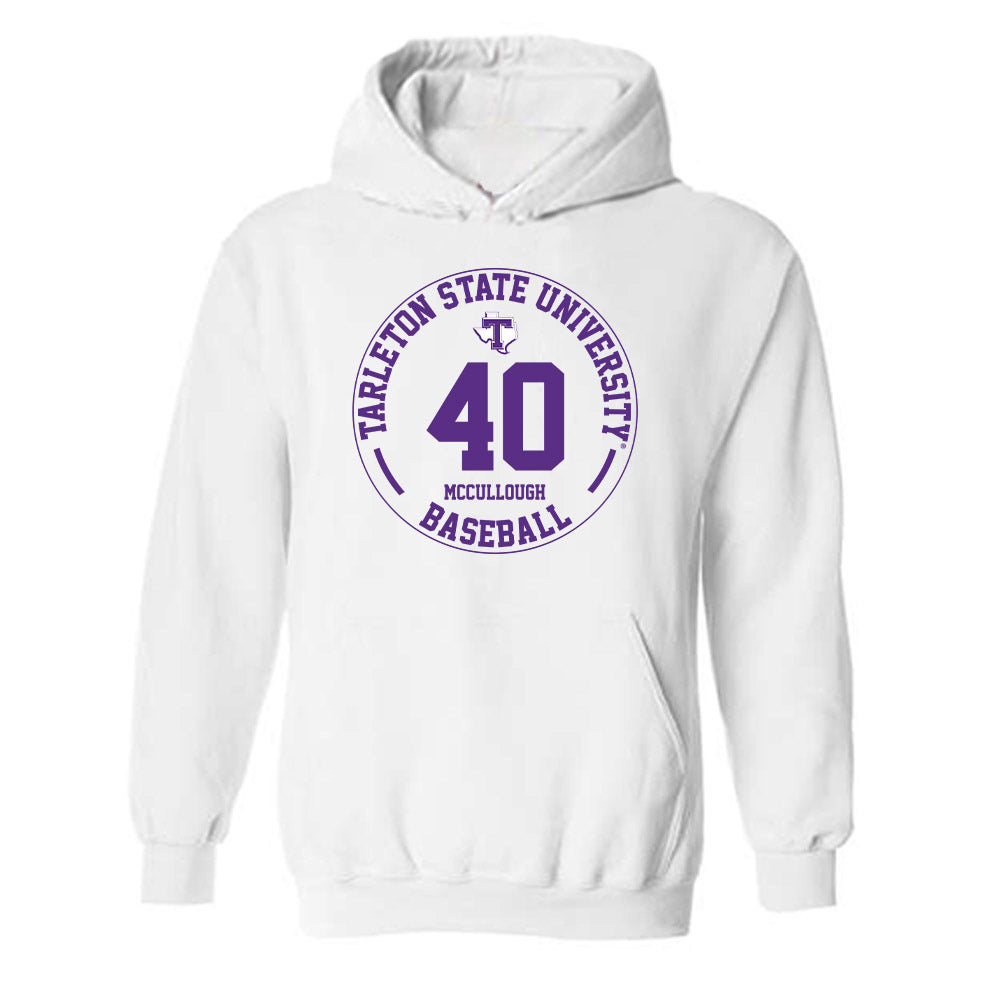 Tarleton State - NCAA Baseball : Matthew McCullough - Classic Fashion Shersey Hooded Sweatshirt-0