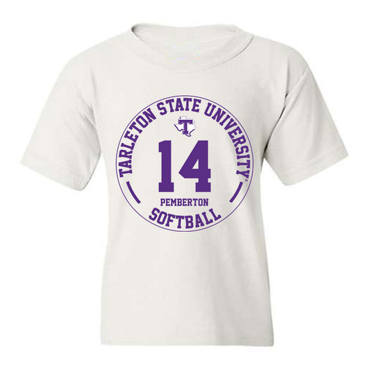 Tarleton State - NCAA Softball : Avery Pemberton - Classic Fashion Shersey Youth T-Shirt-0
