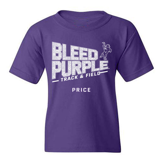 Tarleton State - NCAA Men's Track & Field : Timothy Price - Classic Fashion Shersey Youth T-Shirt-0