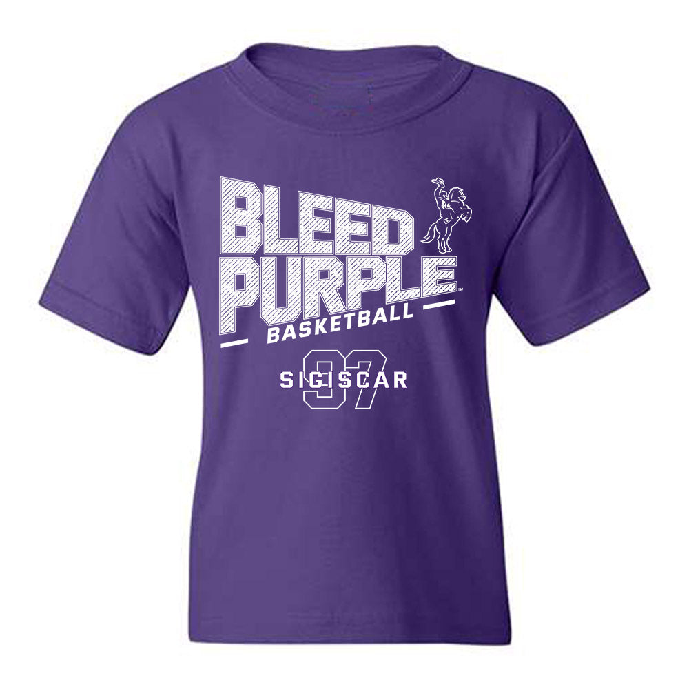 Tarleton State - NCAA Men's Basketball : Andy SIGISCAR - Classic Fashion Shersey Youth T-Shirt-0