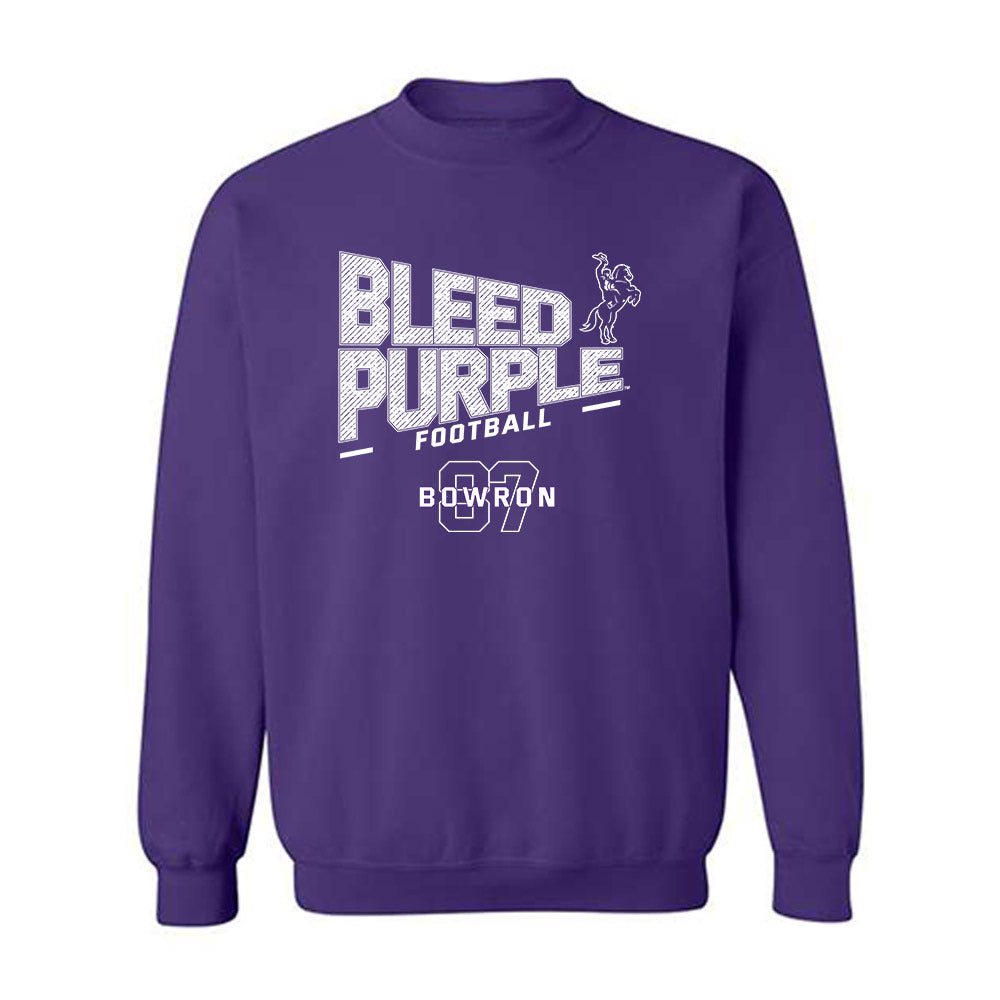 Tarleton State - NCAA Football : Wheeler Bowron - Classic Fashion Shersey Crewneck Sweatshirt-0