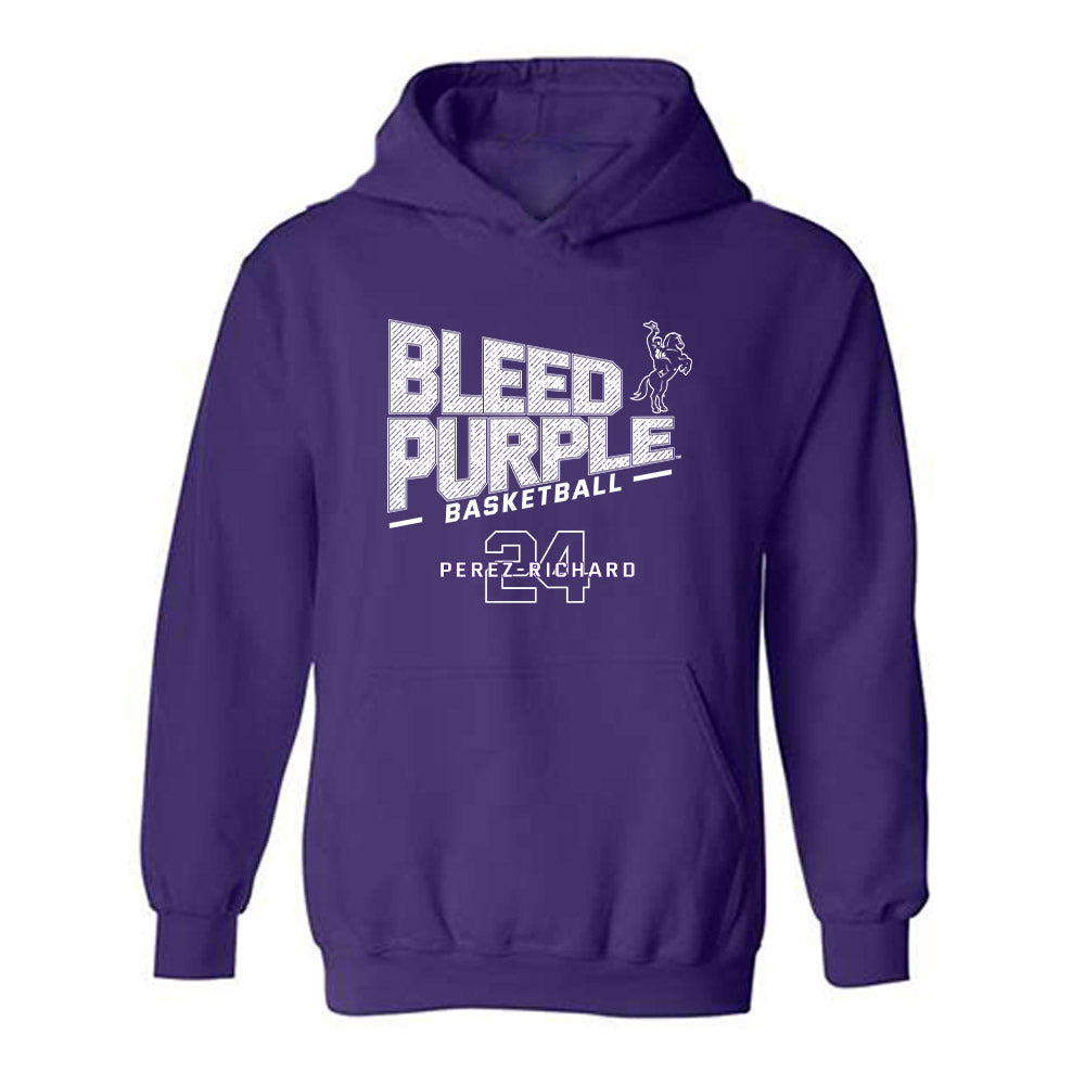 Tarleton State - NCAA Women's Basketball : Jaylynn Perez-Richard - Classic Fashion Shersey Hooded Sweatshirt-0