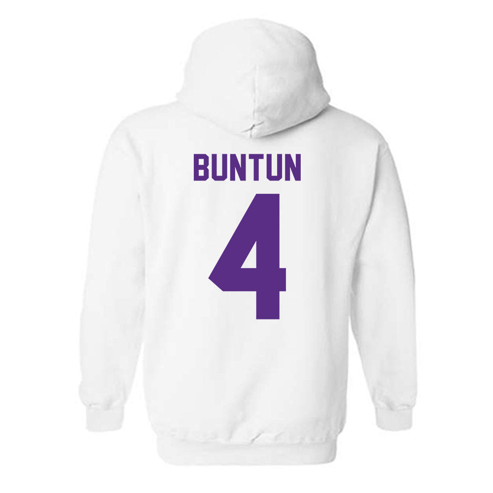 Tarleton State - NCAA Women's Basketball : Nyah Buntun - Classic Shersey Hooded Sweatshirt-1