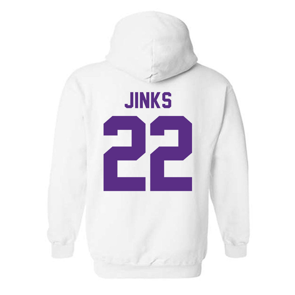 Tarleton State - NCAA Men's Basketball : Jaden Jinks - Classic Shersey Hooded Sweatshirt-1