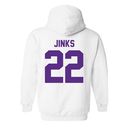 Tarleton State - NCAA Men's Basketball : Jaden Jinks - Classic Shersey Hooded Sweatshirt-1