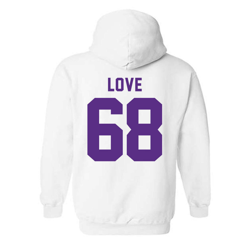 Tarleton State - NCAA Football : Jordan Love - Classic Shersey Hooded Sweatshirt-1