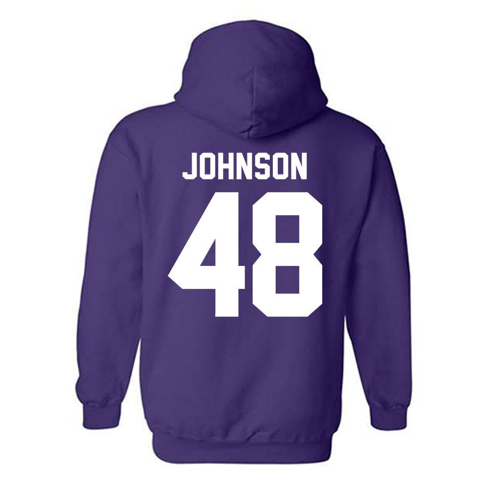 Tarleton State - NCAA Football : Broderick Johnson - Classic Shersey Hooded Sweatshirt-1