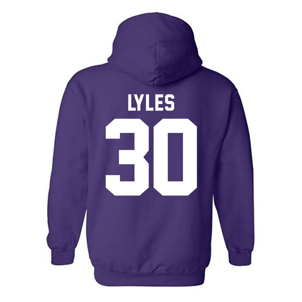 Tarleton State - NCAA Women's Basketball : Caroline Lyles - Classic Shersey Hooded Sweatshirt-1