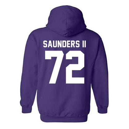 Tarleton State - NCAA Football : Terrance Saunders II - Classic Shersey Hooded Sweatshirt-1
