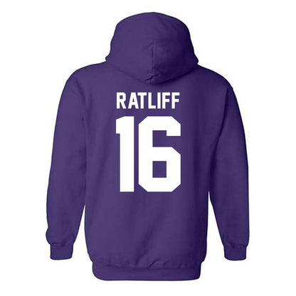 Tarleton State - NCAA Beach Volleyball : Ryder Ratliff - Classic Shersey Hooded Sweatshirt-1
