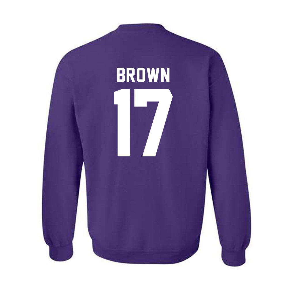 Tarleton State - NCAA Football : Kaleb Brown - Classic Shersey Crewneck Sweatshirt-1