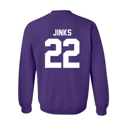 Tarleton State - NCAA Men's Basketball : Jaden Jinks - Classic Shersey Crewneck Sweatshirt-1
