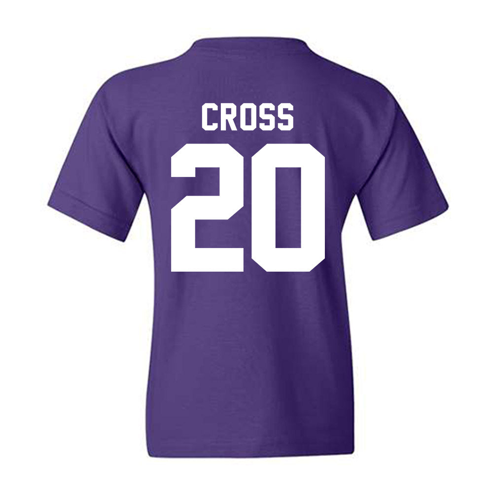 Tarleton State - NCAA Beach Volleyball : Quinn Cross - Classic Shersey Youth T-Shirt-1