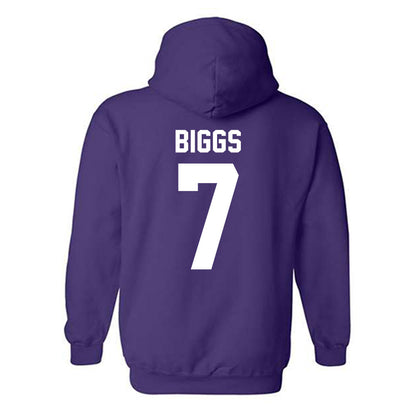 Tarleton State - NCAA Women's Volleyball : Taylynn Biggs - Classic Shersey Hooded Sweatshirt-1