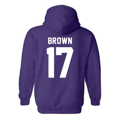 Tarleton State - NCAA Football : Kaleb Brown - Classic Shersey Hooded Sweatshirt-1