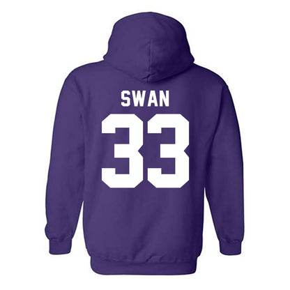 Tarleton State - NCAA Baseball : Kasey Swan - Classic Shersey Hooded Sweatshirt-1