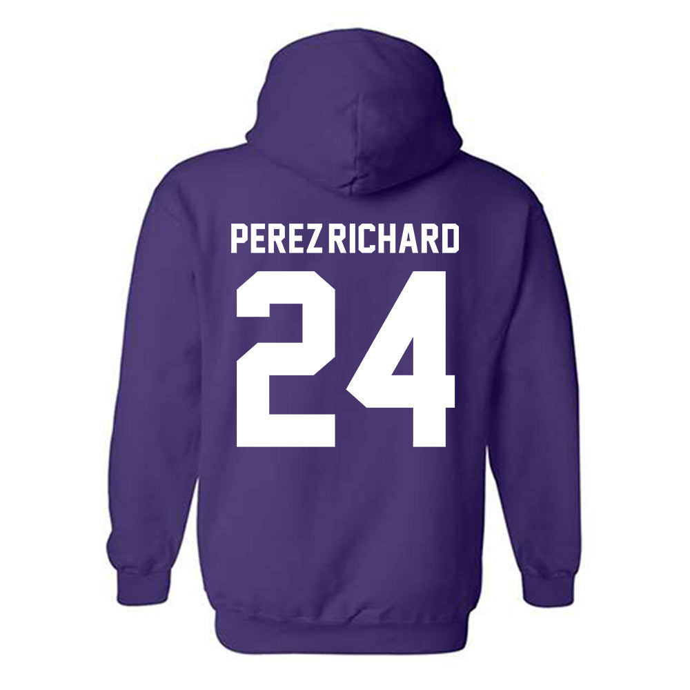 Tarleton State - NCAA Women's Basketball : Jaylynn Perez-Richard - Classic Shersey Hooded Sweatshirt-1