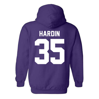 Tarleton State - NCAA Baseball : Andrew Hardin - Classic Shersey Hooded Sweatshirt-1