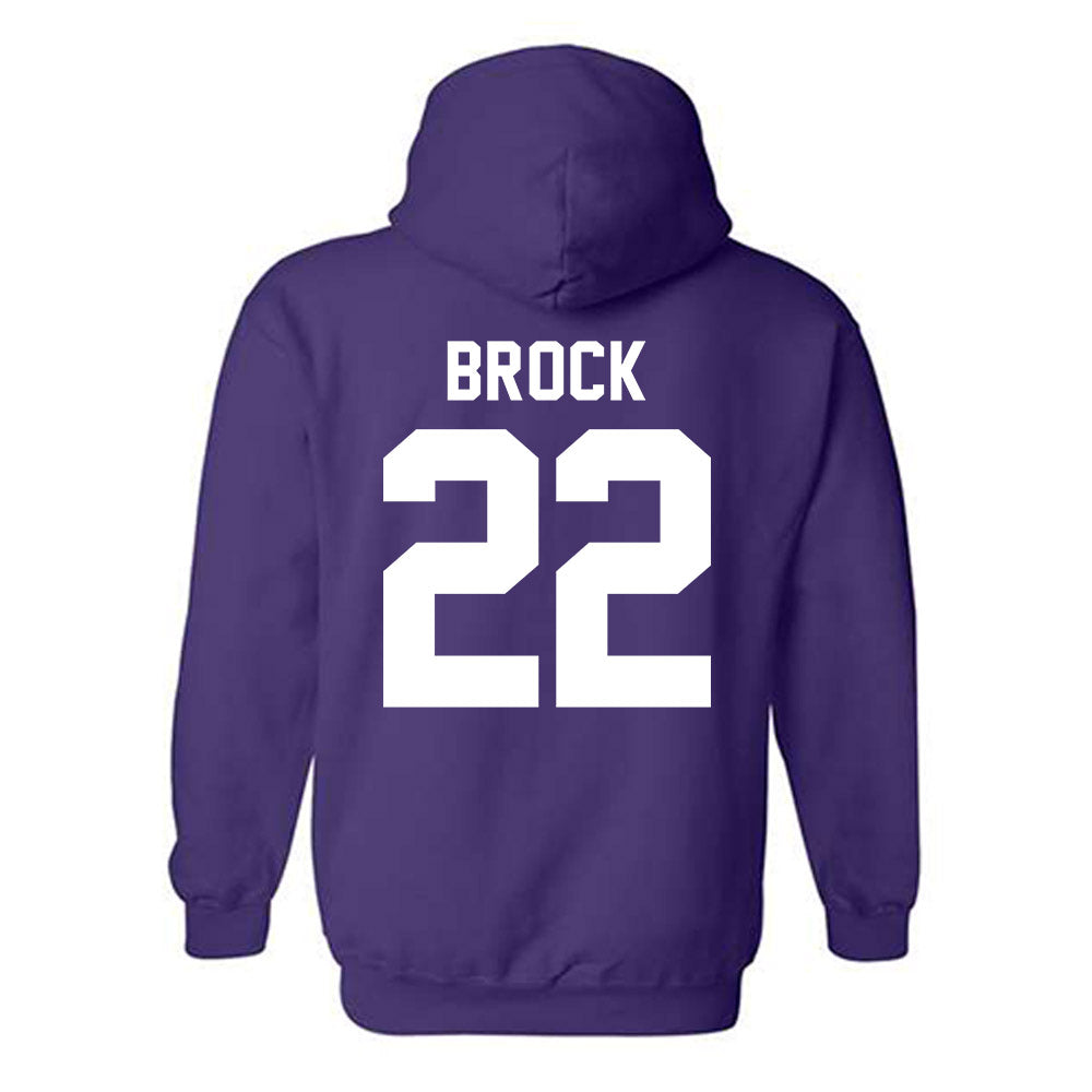 Tarleton State - NCAA Football : Miequle Brock - Classic Shersey Hooded Sweatshirt-1