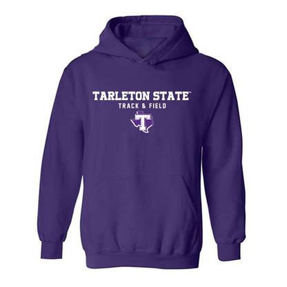 Tarleton State - NCAA Men's Track & Field : Lokesh Sathyanathan - Classic Shersey Hooded Sweatshirt-0