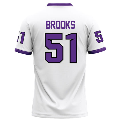 Tarleton State - NCAA Football : Dillon Brooks - White Football Jersey