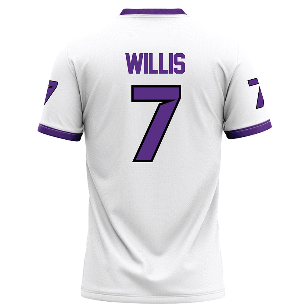 Tarleton State - NCAA Football : Marquis Willis - White Football Jersey-1