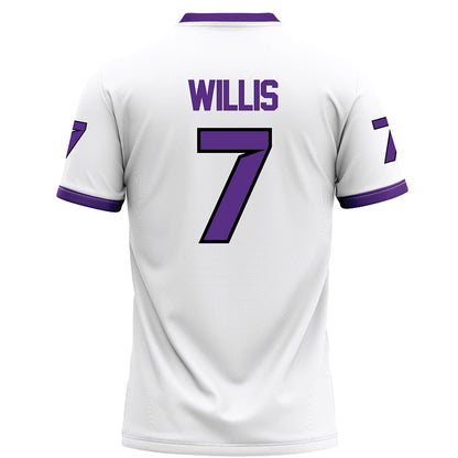 Tarleton State - NCAA Football : Marquis Willis - White Football Jersey-1