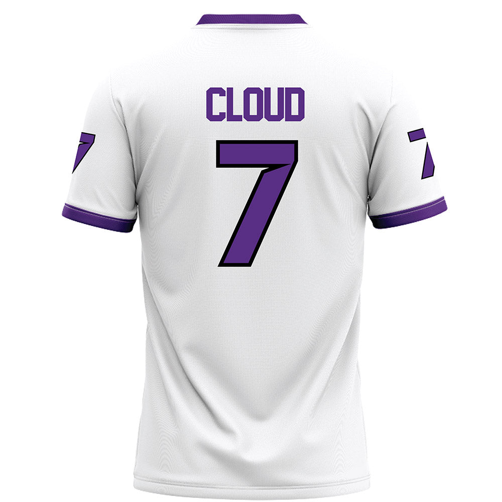 Tarleton State - NCAA Football : Seven Cloud - White Football Jersey-1