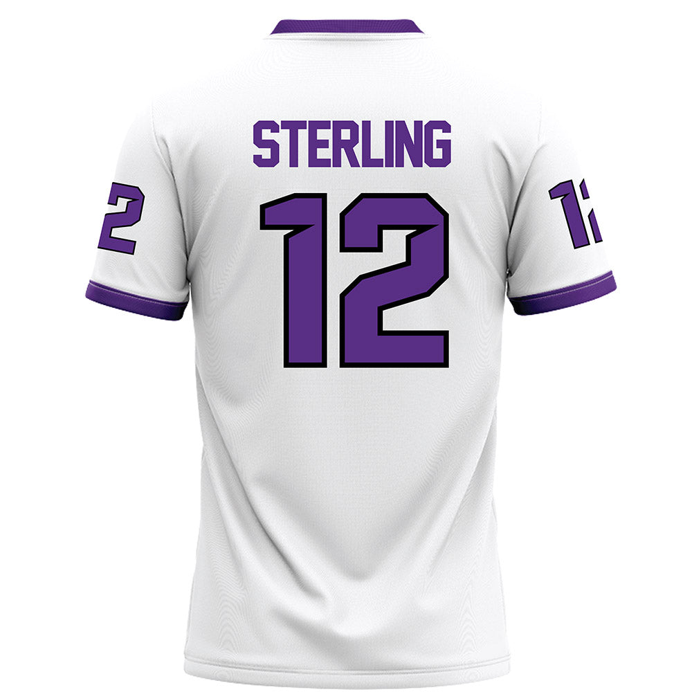 Tarleton State - NCAA Football : Devin Sterling - White Football Jersey